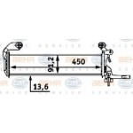 BEHR SU Radyatörü Ilave Soğutucu 202 611 - Kod BHR8MK376712661 - OEM A2025007903