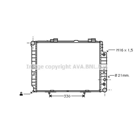 BEHR SU Radyatörü Komp 210 111 - Kod BHR8MK376712741 - OEM A2105006003 ürün görseli