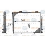 BEHR SU Radyatörü 210 611 - Kod BHR8MK376712754 - OEM A2105006203