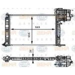 BEHR SU Radyatörü Man 638 611 - Kod BHR8MK376714321 - OEM A6385013001