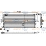 BEHR SU Radyatörü 220 628 - Kod BHR8MK376718031 - OEM A2205001503