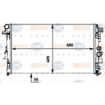 BEHR SU Radyatörü Mercedes-benz Sprinter 639 - Kod BHR8MK376719741 - OEM A6395011101