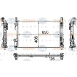 BEHR SU Radyatörü Otomatik - Kod BHR8MK376730561 - OEM A1695000403