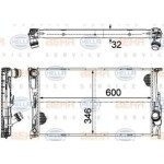BEHR SU Radyatörü Man M47n-n47 - Kod BHR8MK376754004 - OEM 17117788903