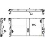BEHR SU Radyatörü Man E87-90 - Kod BHR8MK376754024 - OEM 17117790297