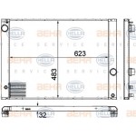 BEHR SU Radyatörü 730i E65 N52 - Kod BHR8MK376780661 - OEM 17117553666