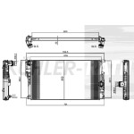 BEHR SU Radyatörü Otomatik N13-n47 - Kod BHR8MK376791771 - OEM 17117600516