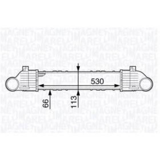 BEHR Interkol Radyatörü 220 613 - Kod BHR8ML376723041 - OEM A2205000000 ürün görseli