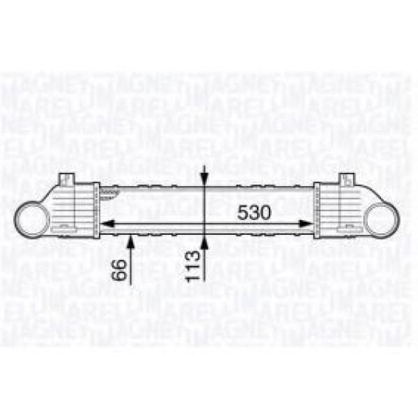 BEHR Interkol Radyatörü 220 613 - Kod BHR8ML376723041 - OEM A2205000000