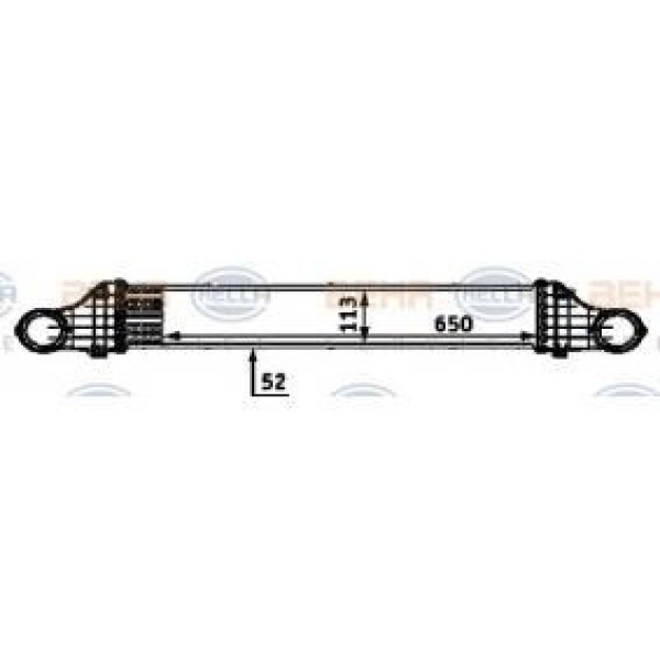 BEHR Interkol Radyatörü 211 646 - Kod BHR8ML376723381 - OEM A2115001002