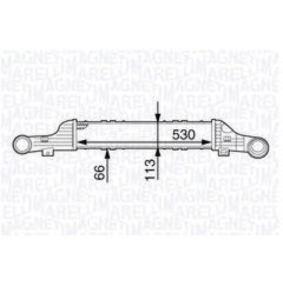 BEHR Interkol Radyatörü 210 613 - Kod BHR8ML376723401 - OEM A2105002100 ürün görseli