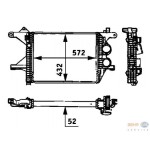 BEHR Interkol Radyatörü Vario - Kod BHR8ML376723781 - OEM A6685000500