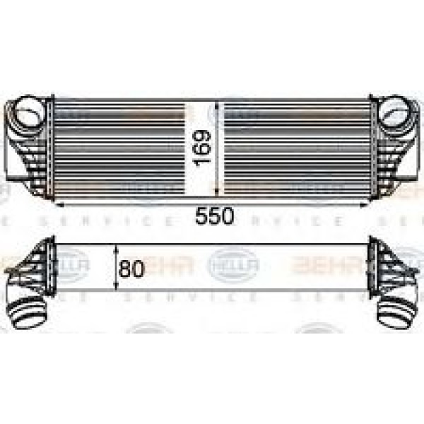 BEHR Interkol Radyatörü - Kod BHR8ML376746421 - OEM 17517812016