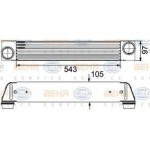 BEHR Interkol Radyatörü E60 M47-57n - Kod BHR8ML376746461 - OEM 17517795823