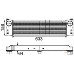 BEHR Interkol Radyatörü 639 646 - Kod BHR8ML376746491 - OEM A6395010801
