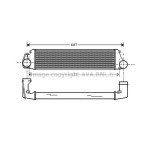 BEHR Interkol Radyatörü E46 M47-m57 - Kod BHR8ML376776131 - OEM 17512246795