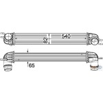 BEHR Interkol Radyatörü Cooperd - Kod BHR8ML376780701 - OEM 17518506904