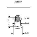 BOGE Ön Amortisör - 520 E34 M50 - Kod BOG32M69-A - OEM 31321135858