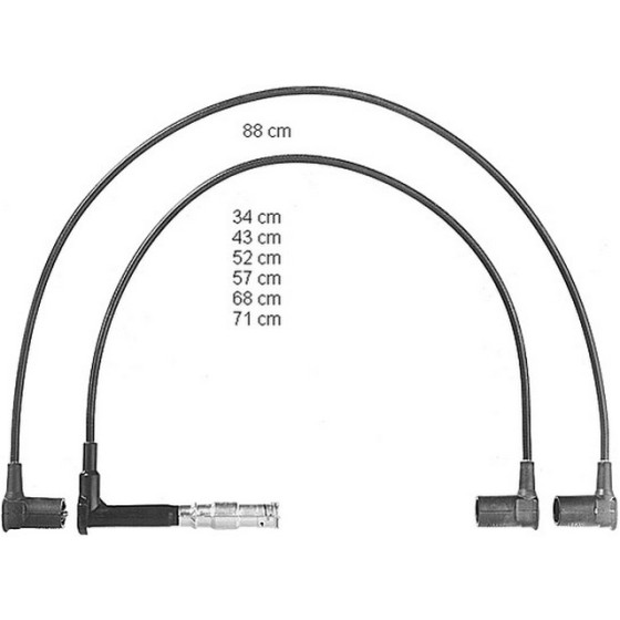 Bremi Buji - Kablo Seti 104 - Kod BRM280 - OEM A0300890597 ürün görseli