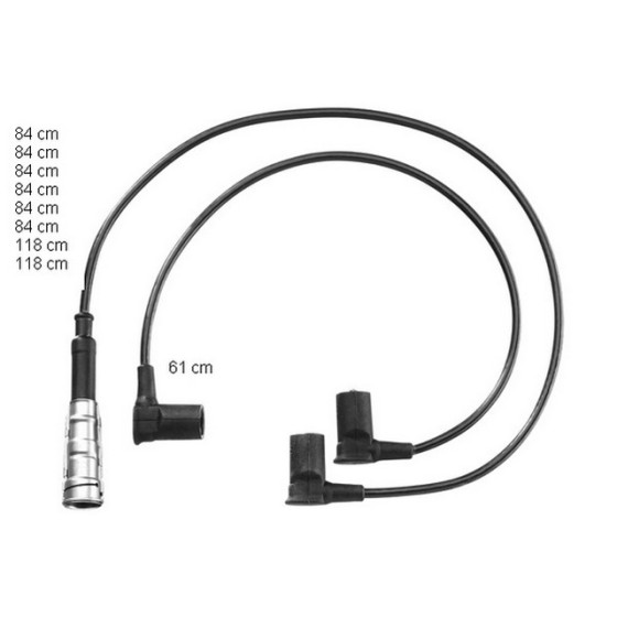 Bremi Buji - Kablo Seti 126 560 117 - Kod BRM403 - OEM A0300890670 ürün görseli
