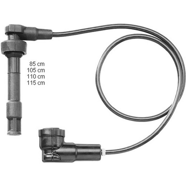 Bremi Buji - Kablo Seti E30 318is M42 - Kod BRM573/100 - OEM 12121727840