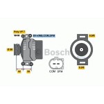Bosch Alternatör - 150a 211 271 - Kod BSH0124615028 - OEM A2711541002