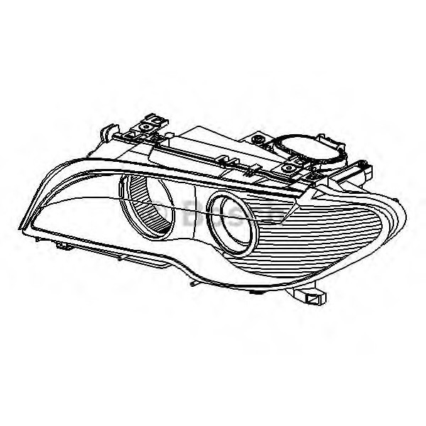 Bosch Sağ Far - E46-2k - Kod BSH0301209204 - OEM 63126920618