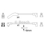 Bosch Buji - Kablo Seti Volkswagen Polo 3-1.4-16v 4 Adet Aub-bbz 2001 - Kod BSH0986356724 - OEM 036905430AA