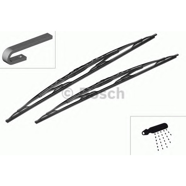 Bosch Silecek - Takim 70.oo-65.oo 639 - Kod BSH3397118205 - OEM A0018204345