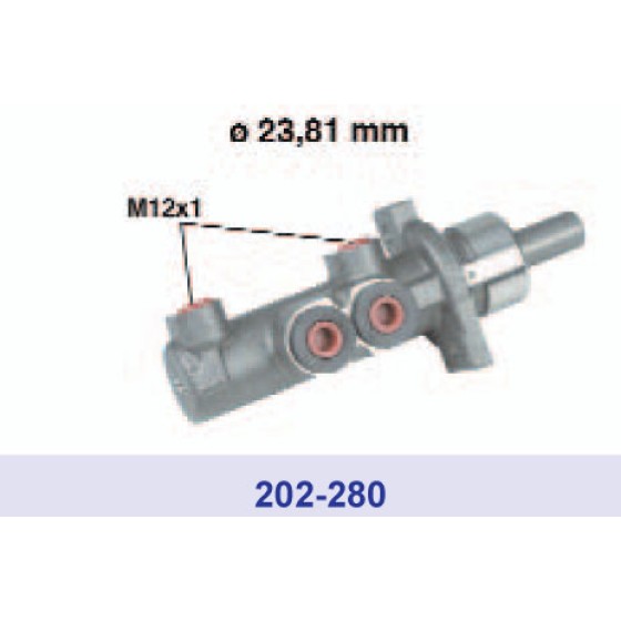 CIFAM Fren Ana Merkez 23.oo MM Volkswagen Golf 4 - Fteh23967.0.1 - Kod CIF202280 - OEM 1J1614019 ürün görseli