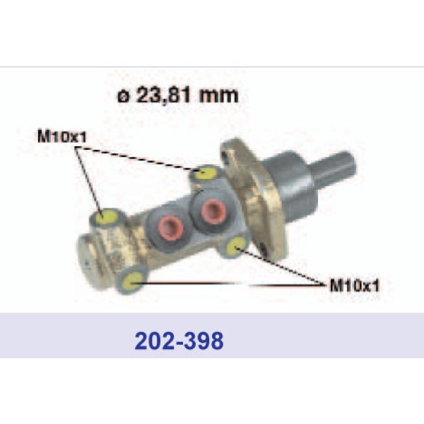 CIFAM Fren Ana Merkez 23.oo MM T4 - Fteh23989.0.1 - Kod CIF202398 - OEM 7M1611019