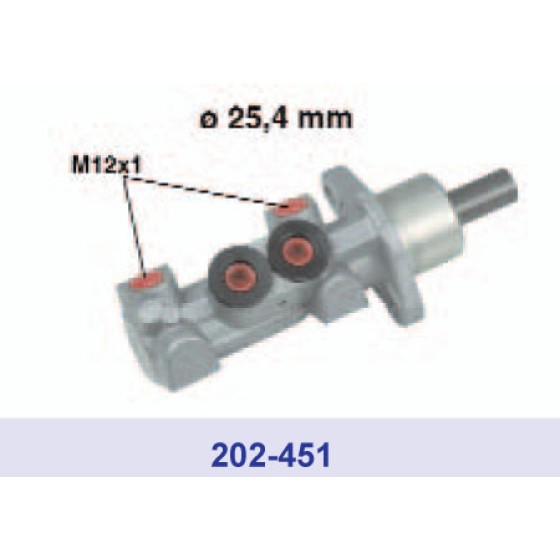 CIFAM Fren Ana Merkez 25.oo MM T4 - Fteh25950.0.1 - Kod CIF202451 - OEM 7D0611019A ürün görseli