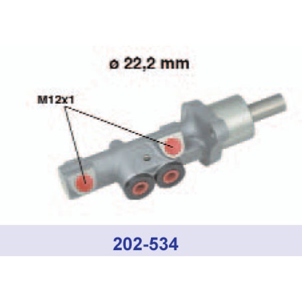CIFAM Fren Ana Merkez Volkswagen Golf 5 - Volkswagen Caddy 3 - Fteh229025.7.1 - Kod CIF202534 - OEM 1K1614019