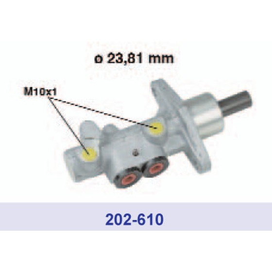 CIFAM Fren Ana Merkez Volkswagen Polo 3 Ahw-amf - Fteh23970.0.1 - Kod CIF202610 - OEM 6N1614019B ürün görseli