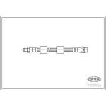 CORTEGO Ön Fren Hortumu - 410mm E39 - Kod CRT19026684 - OEM 34301165249