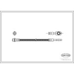 CORTEGO Arka Fren Hortumu - 265 MM A4 - Kod CRT19032310 - OEM 8E0611775N