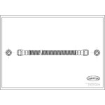 CORTEGO Arka Fren Hortumu - 425 MM Volkswagen Touareg - Kod CRT19034270 - OEM 7L0611776A