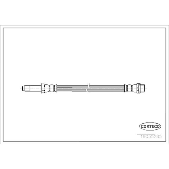 CORTEGO Fren Hortumu - Ön-arka 440 MM Mercedes-benz Sprinter-crafter 2007 - Kod CRT19035285 - OEM A9064280535 ürün görseli