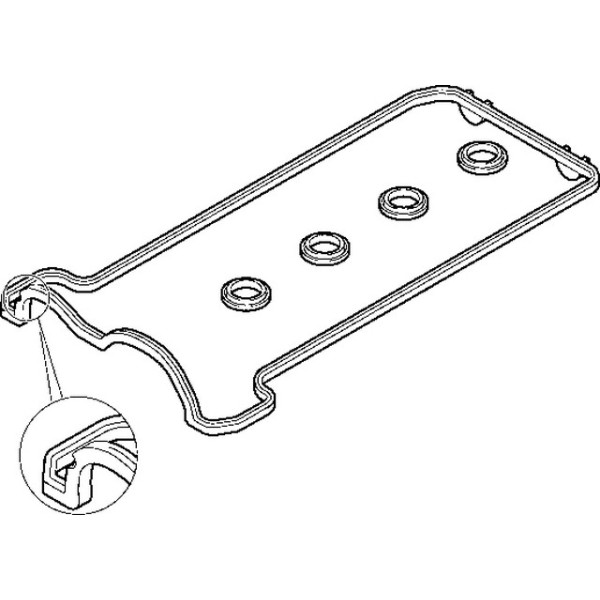Elring Subap - Kapak Contasi Sol 119.980 119 - Kod ELR475.850 - OEM A1190102330