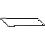 Elring Subap - Kapak Contasi Sağ M60 - Kod ELR830.313 - OEM 11121747021