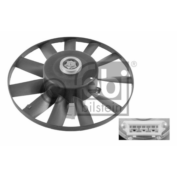 FEBI Fan Klimali 1.9TDİ Aam Volkswagen Golf 3 1.6-1.8 Aks - Kod FEB09809 - OEM 1H0959455J