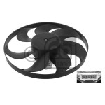 FEBI Fan Motoru - Klimasiz Volkswagen Polo-seat Cordoba-skoda Fabia Aee-alm-afh-ahw-amf 1, 6-1, 4 16v-1, 4 Audi TDI 94-01 - Kod FEB10279 - OEM 6N0959455D