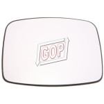 Ayna - Cami Oval (Convex) +Isiticili, Sol=sağ Mercedes-benz Vito 1996-2003 - Kod GOP-10778 - OEM 0018112633