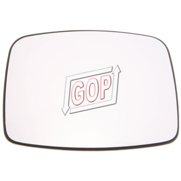 Ayna - Cami Oval (Convex) +Isiticili, Sol=sağ Mercedes-benz Vito 1996-2003 - Kod GOP-10778 - OEM 0018112633