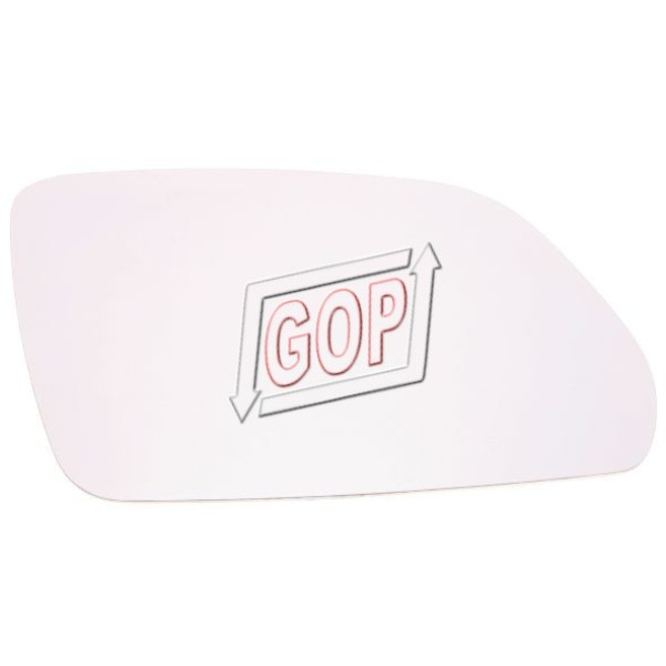 Ayna - Cami Oval (Convex), Sağ Skoda Octavia 2004> / Volkswagen Polo 9n3 2005-2008 - Kod GOP-10794 - OEM 6Q0857522J
