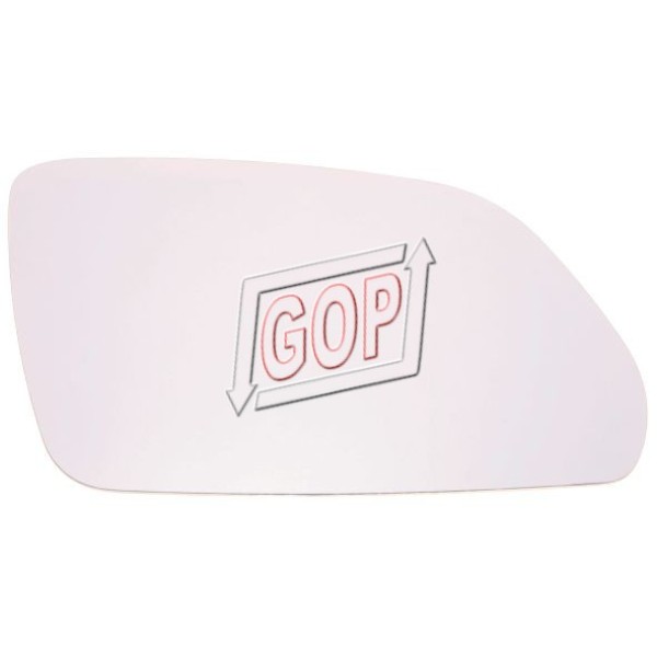 Ayna - Cami Oval (Convex) +Isiticili Sağ Skoda Octavia 2004> / Volkswagen Polo 9n3 2005-2008 - Kod GOP-10796 - OEM 6Q0857522K