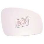 Ayna - Cami Oval (Convex) +Isiticili Sağ Skoda Fabia 2007> / Skoda Roomster 2006> (Volkswagen) - Kod GOP-10800 - OEM 5J0857522M