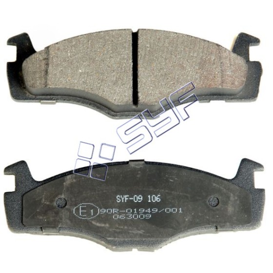 Ön Fren Balatası - Volkswagen Golf 3 1.4, 1.6, 1.8 (91-96) Seat Toledo 1.6, 1.8 (91-99), Seat Cordoba 1.4, 1.6, 1.8 (93-99) - Kod SYF-09 106 - OEM 191698151H ürün görseli