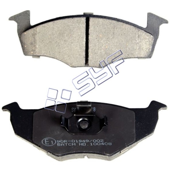 Ön Fren Balatası - Volkswagen Polo 1.4, 1.6 (94-99), Skoda Fabia 1.2 (03-), Volkswagen Golf 3 1.4, 1.6 (95-97), (Kalin Tip) (Incesi Syf-09 639) - Kod SYF-09 118 - OEM 6N0698151 ürün görseli