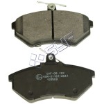 Ön Fren Balatası - Volkswagen Polo Classic 1.6 (95-01), Volkswagen Caddy 2 1.4-1.9d (95-04), Seat Cordoba 1.4, 1.6 1.9TDI (99-02) / Seat Ibiza 1.4 1.6 (96-99), Volkswagen Golf 3 1.4 - Kod SYF-09 122 - OEM 6N0698151A